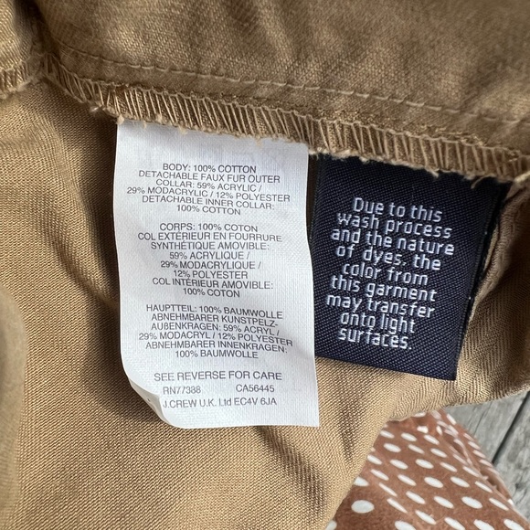 J. Crew Fall Jacket with Faux Fur Collar - Picture 6 of 7